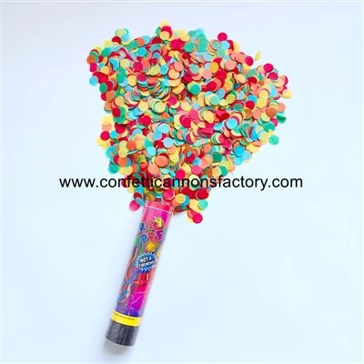 20.5cm Caij nplooj ntoos hlav Loaded Confetti Cannon